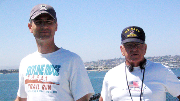 Master Chief Petty Officer Rich Dowdy on the USS Midway